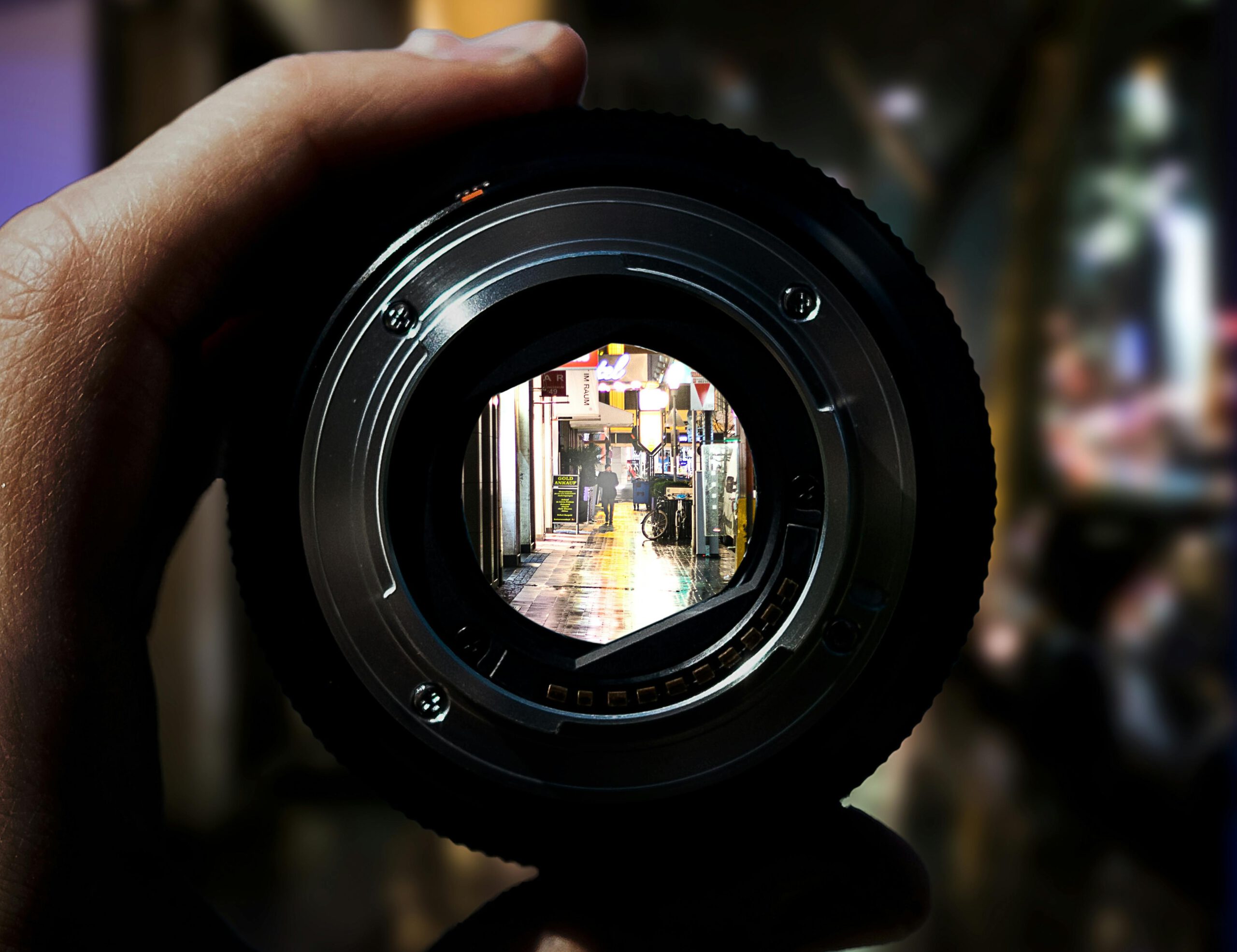 Testing lenses at home