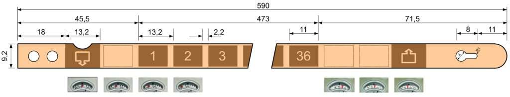 Minox film measurements - Copyright Moments-of-Now.com 2025