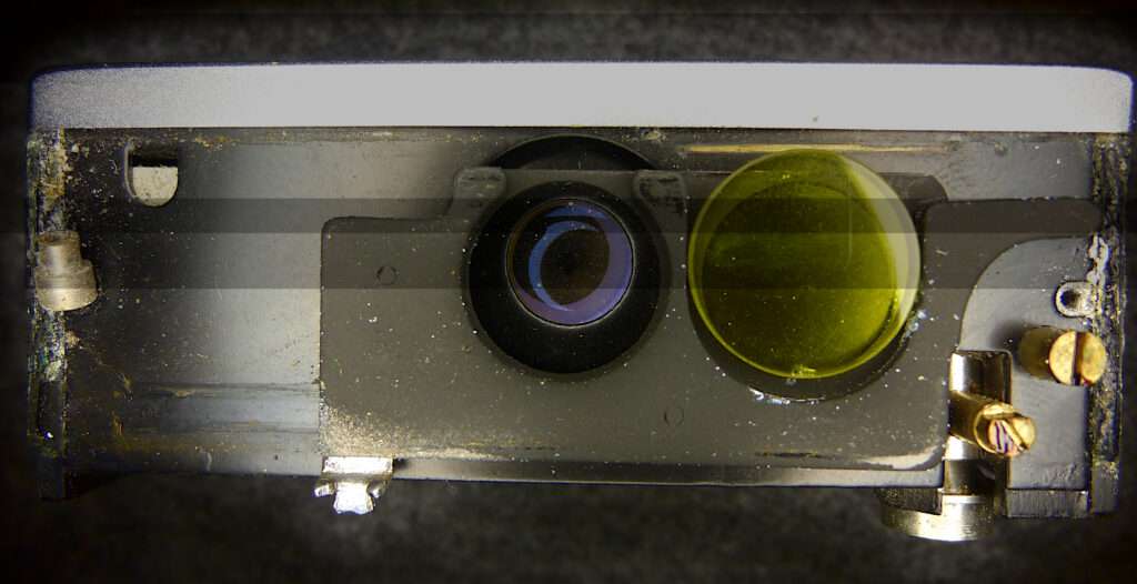 Inner front view on Mamiya super 16 