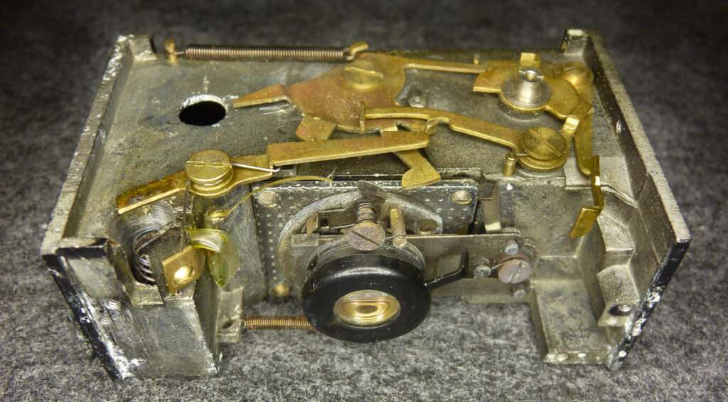 Camera mechanics before cleaning