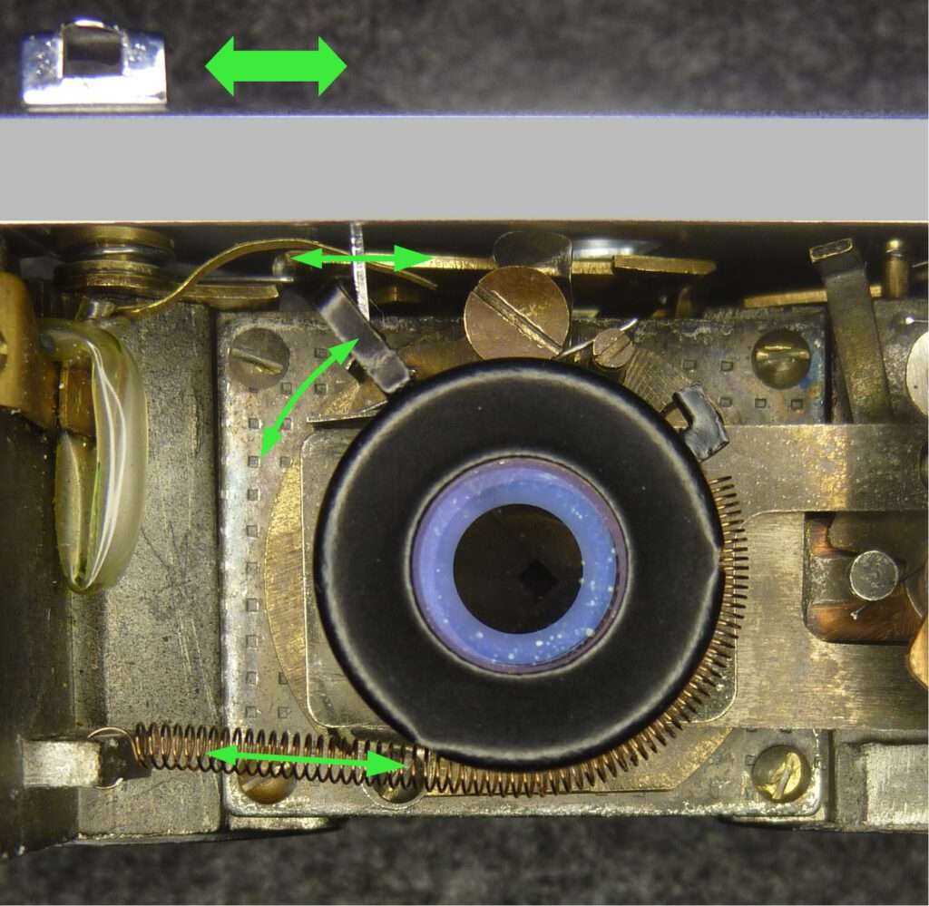 Flash contact test distance setting