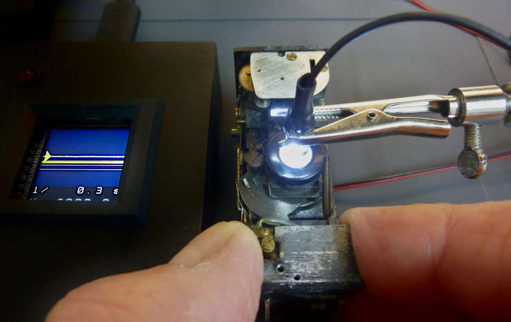 Measurement of the shutter speed